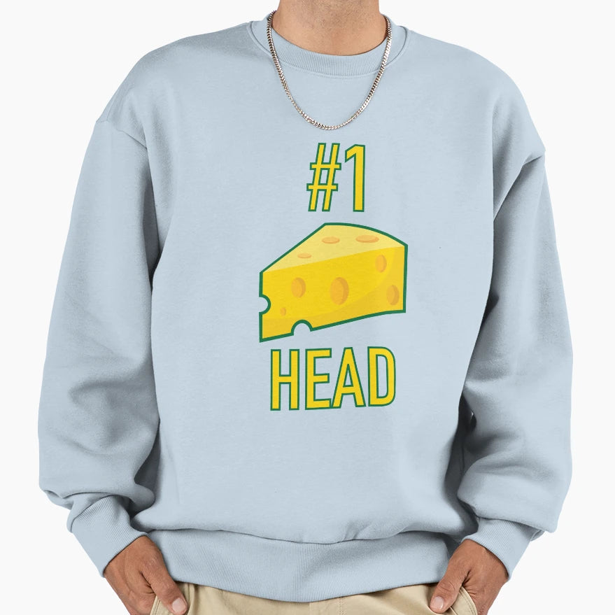 1 Cheesehead Sweatshirt - Aesthetic Graphic Unisex - T-Shirt, Sweatshirt, Hoodie