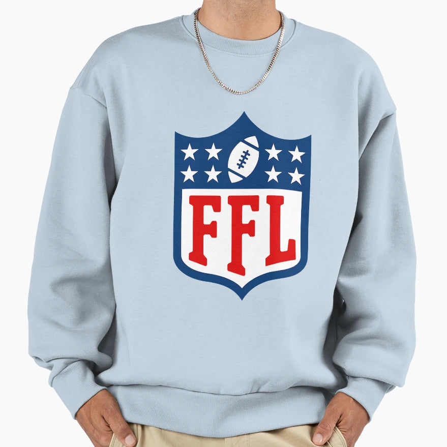 Fantasy Football Logo Ffl League Sweatshirt - Custom Art Print for Adults - T-Shirt, Sweatshirt, Hoodie