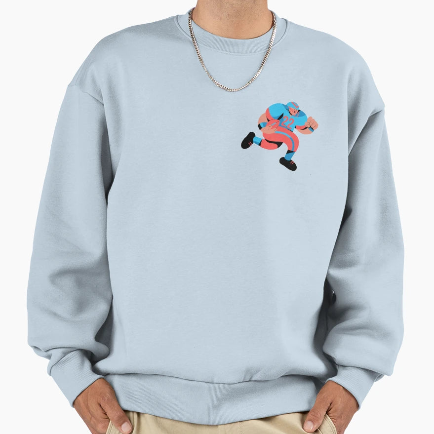Footbaal Amirican Sweatshirt - Casual Everyday Wear for Adults - T-Shirt, Sweatshirt, Hoodie