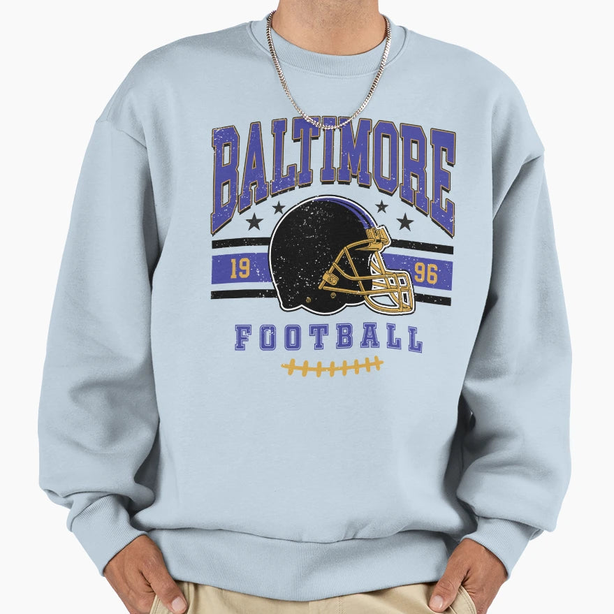 Baltimore Ravens Football 1996 Sweatshirt - Streetwear Style Unisex - T-Shirt, Sweatshirt, Hoodie