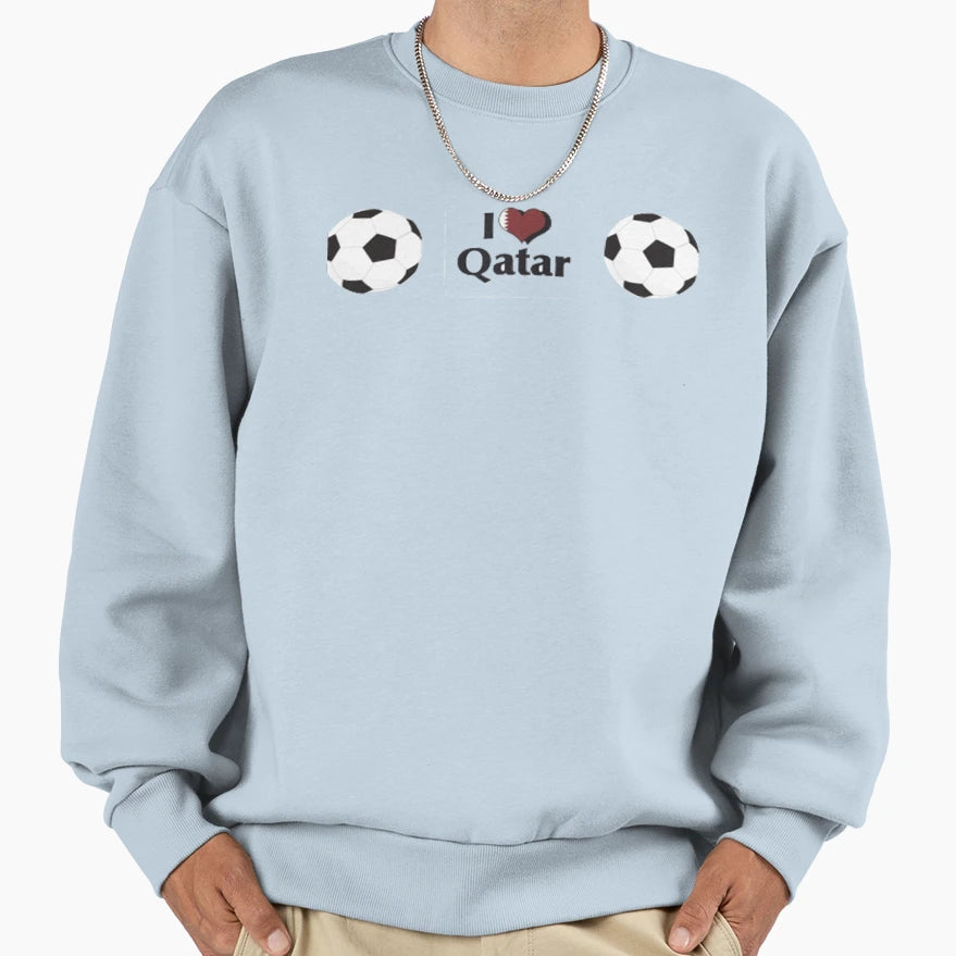 Soccer Qatar Sweatshirt - Fun Novelty Design Men Women - T-Shirt, Sweatshirt, Hoodie