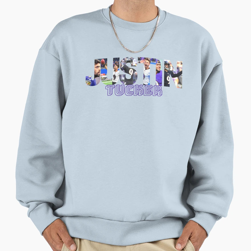 Justin Tucker Justin Tucker T-Shirt - Casual Everyday Wear Unisex - T-Shirt, Sweatshirt, Hoodie
