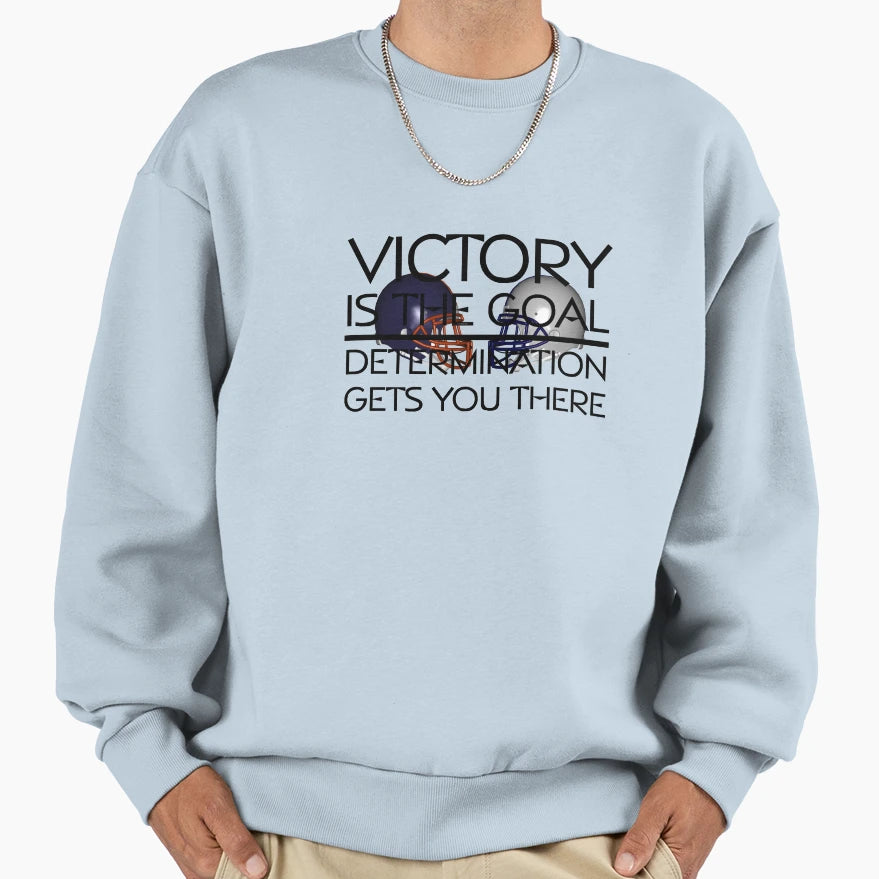 Football Victory Slogan Sweatshirt - Trendy Graphic for Adults - T-Shirt, Sweatshirt, Hoodie