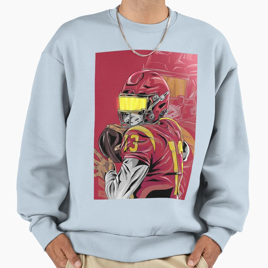 Usc Quarterback CW Sweatshirt - Novelty Apparel Men Women - T-Shirt, Sweatshirt, Hoodie