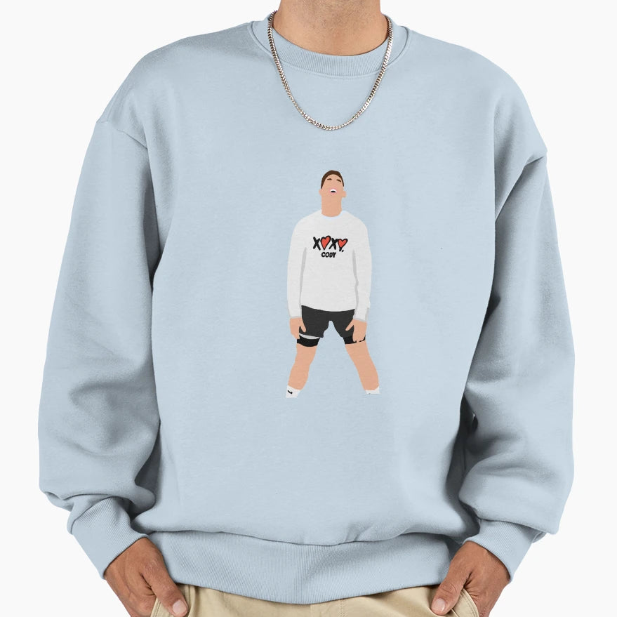 Cody Rigsby Sweatshirt - Novelty Apparel for Adults - T-Shirt, Sweatshirt, Hoodie