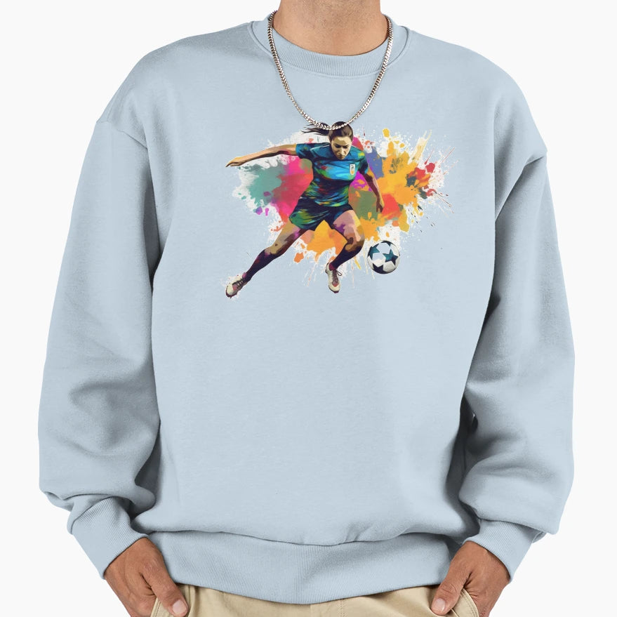 Womens Soccer Sweatshirt - Unique Graphic for Adults - T-Shirt, Sweatshirt, Hoodie