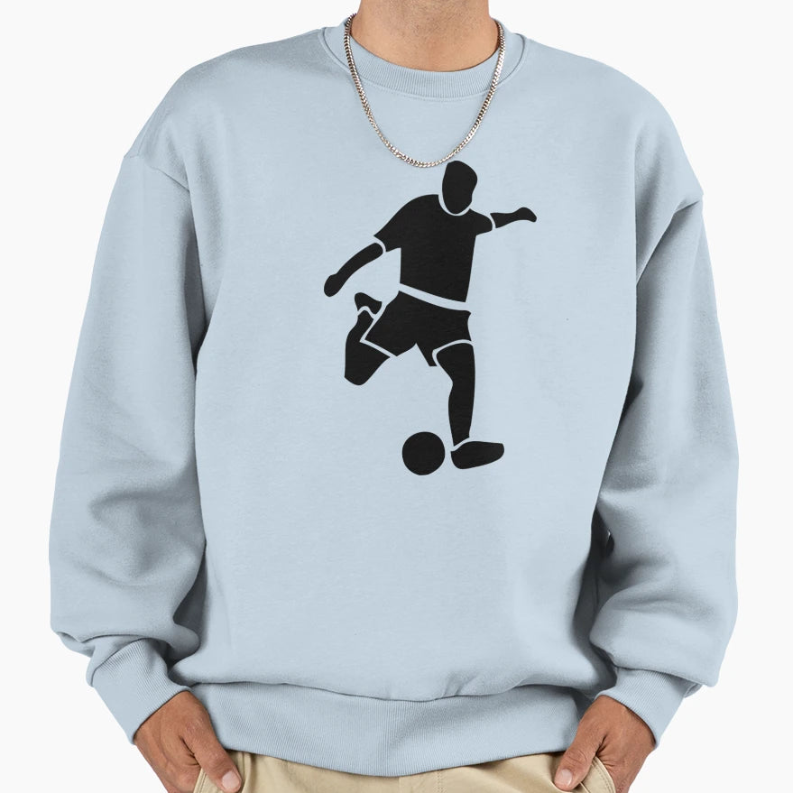 Soccer Player Sweatshirt - Trendy Graphic Unisex - T-Shirt, Sweatshirt, Hoodie