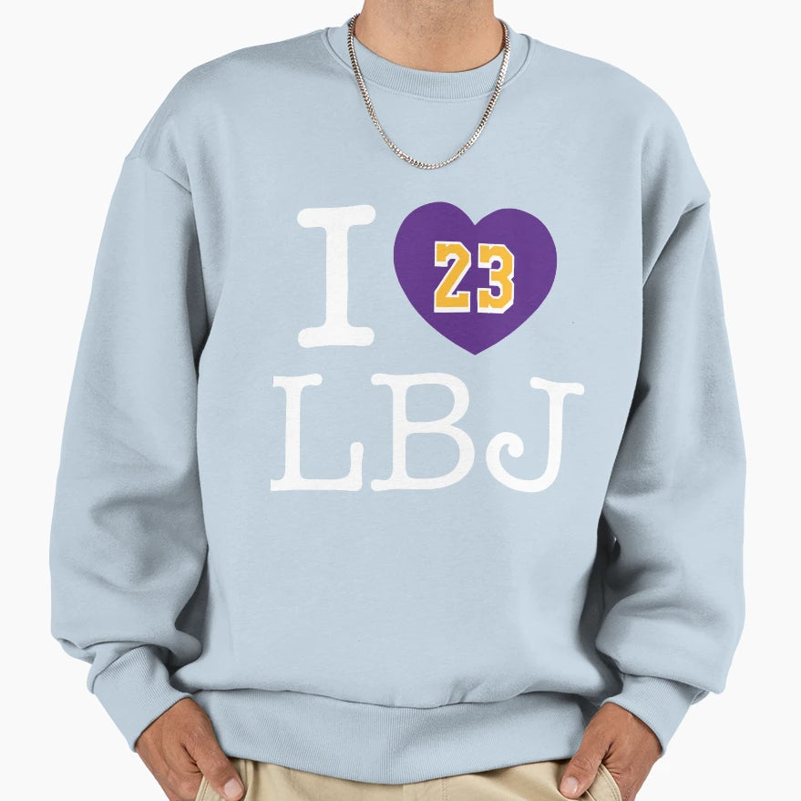 I Love Lbj Home Alt Sweatshirt - Minimalist Print Men Women - T-Shirt, Sweatshirt, Hoodie