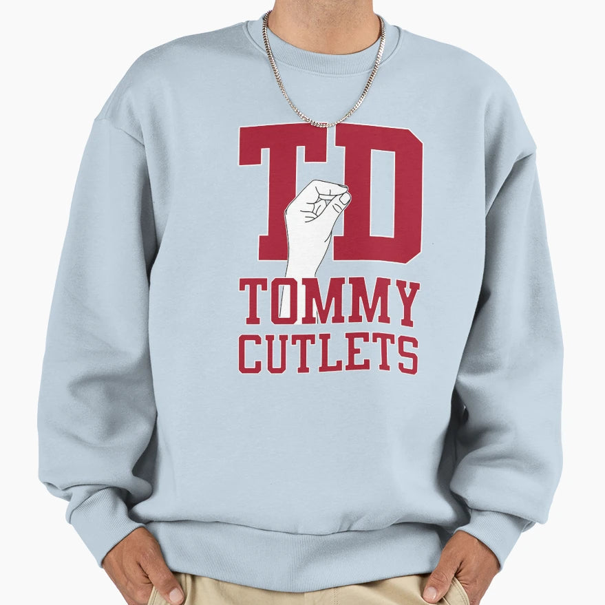 Italian Hand Gesture Tommy Cutlets Sweatshirt - Unique Graphic Unisex - T-Shirt, Sweatshirt, Hoodie