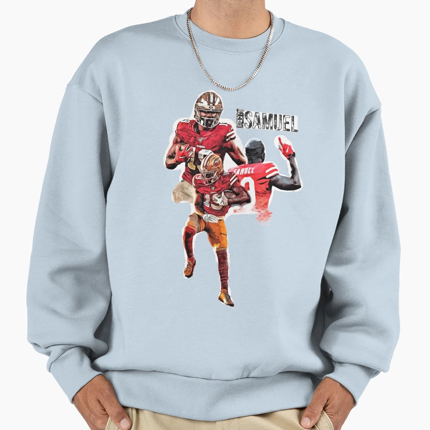 Deebo Sport Samuel Football 49Ers 2 Sweatshirt - Aesthetic Graphic Unisex - T-Shirt, Sweatshirt, Hoodie