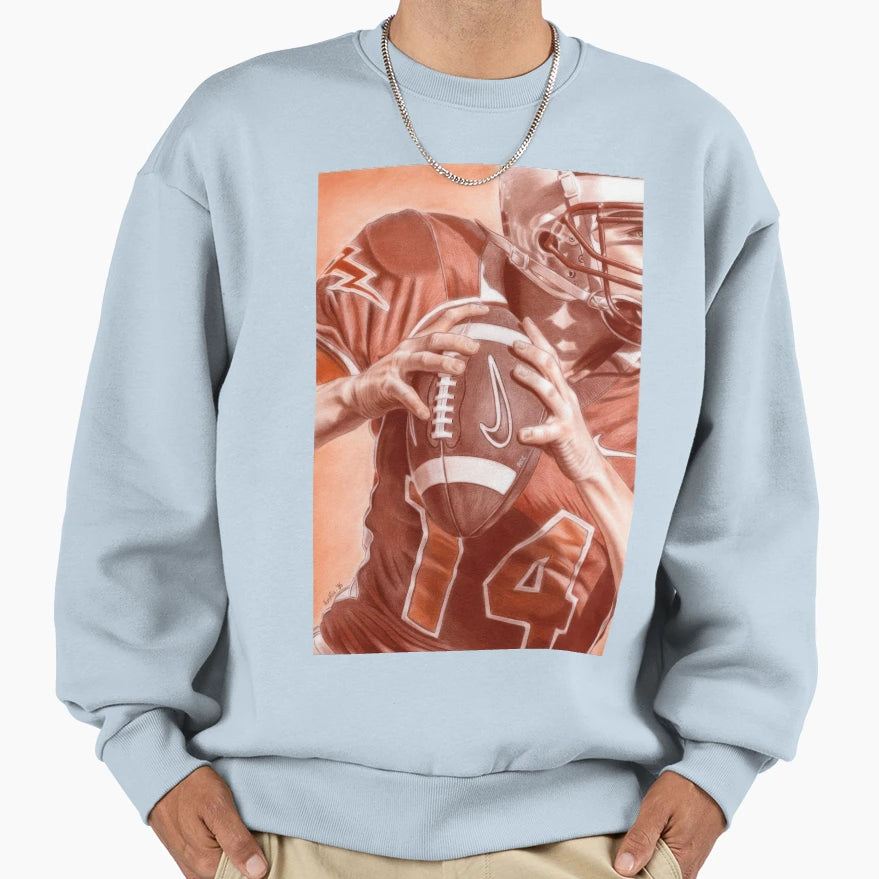 American Football Sweatshirt - Aesthetic Graphic Unisex - T-Shirt, Sweatshirt, Hoodie