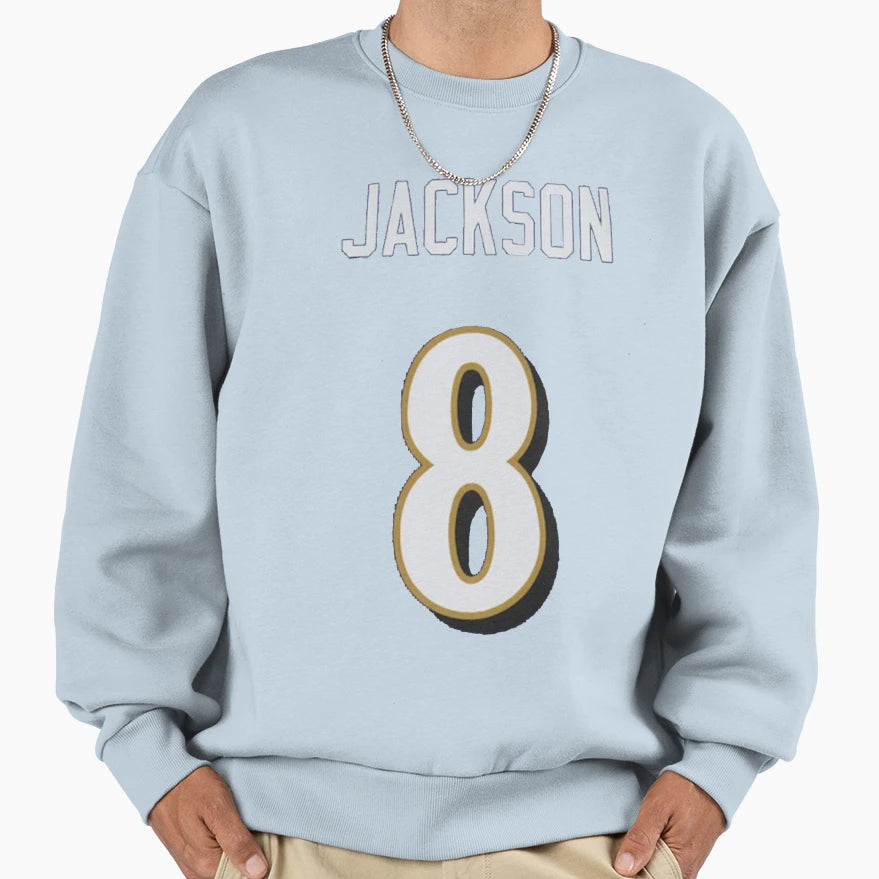LJ Baltimore Ravens 8 Jersey Sweatshirt - Novelty Apparel Men Women - T-Shirt, Sweatshirt, Hoodie