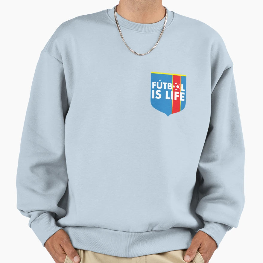 Futbol Is Life Small Football Is Life Sweatshirt - Custom Art Print Unisex - T-Shirt, Sweatshirt, Hoodie