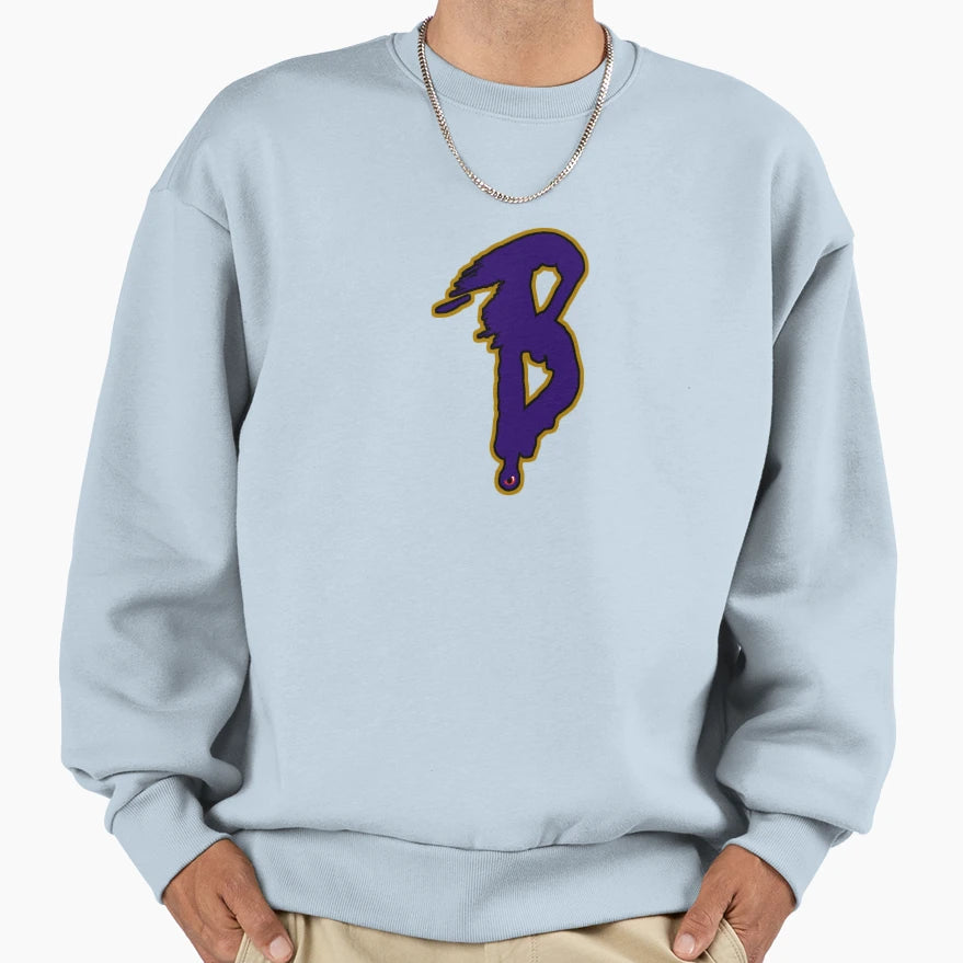 B Baltimore Ravens Sweatshirt - Casual Everyday Wear for Adults - T-Shirt, Sweatshirt, Hoodie