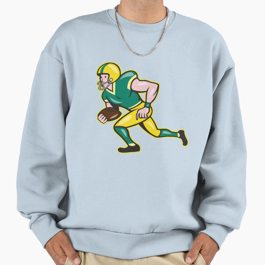 American Football Wide Receiver Sweatshirt - Trendy Graphic Men Women - T-Shirt, Sweatshirt, Hoodie