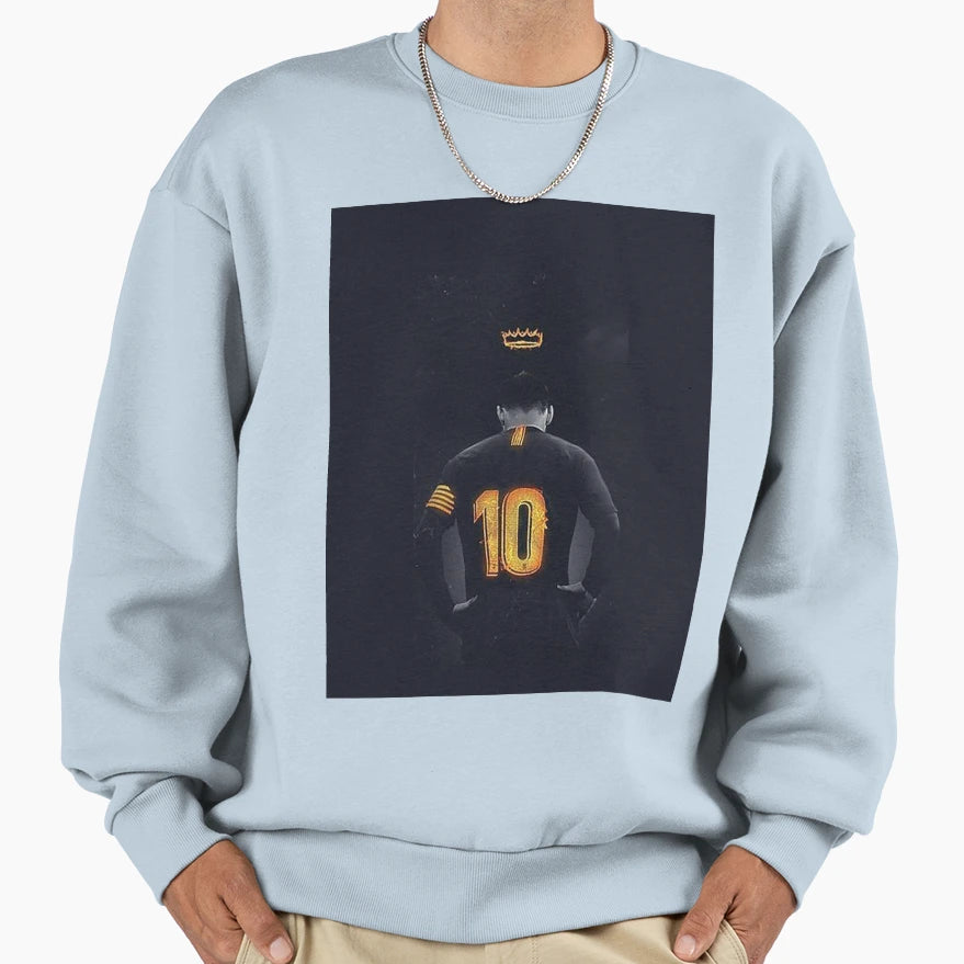 Lionel Messi King Gift You And Sweatshirt - Fun Novelty Design for Adults - T-Shirt, Sweatshirt, Hoodie