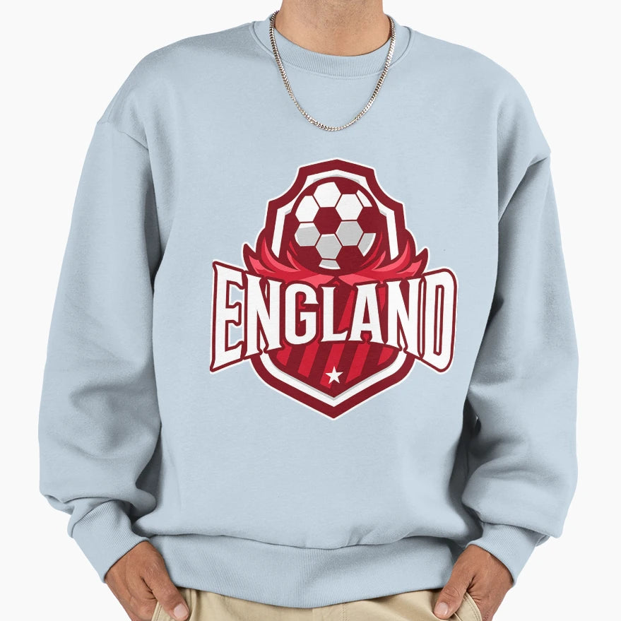 England Soccer T Shirtengland Soccer T-Shirt - Graphic Print Unisex - T-Shirt, Sweatshirt, Hoodie