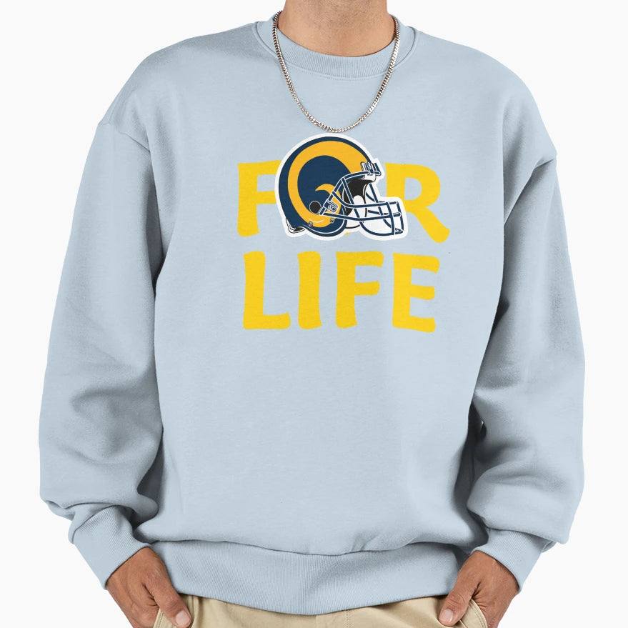 Los Angeles Rams Sweatshirt - Minimalist Print for Adults - T-Shirt, Sweatshirt, Hoodie