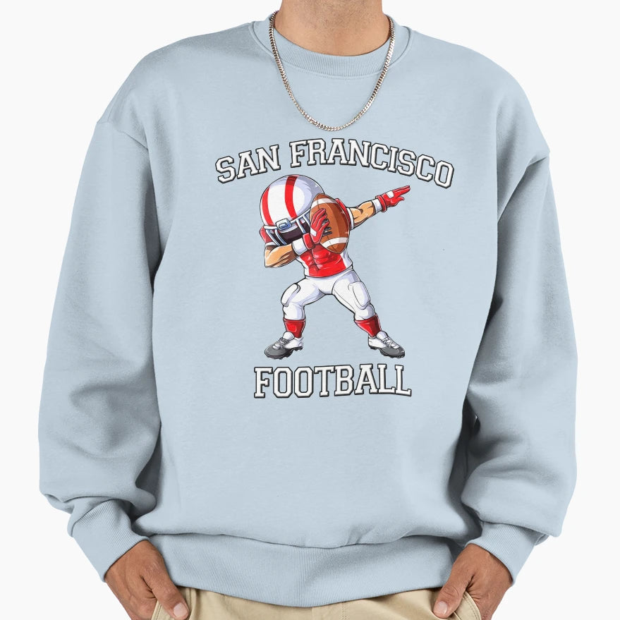 San Francisco Football Sweatshirt - Trendy Graphic Men Women - T-Shirt, Sweatshirt, Hoodie