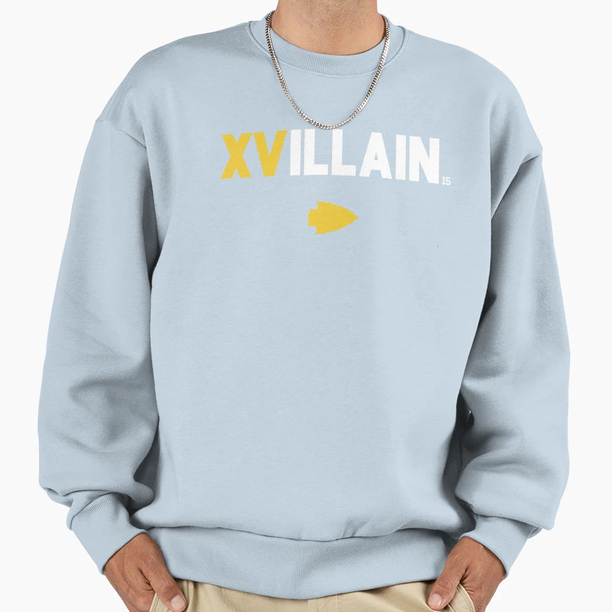 Villain Xv Mahomes Sweatshirt - Trendy Graphic for Adults - T-Shirt, Sweatshirt, Hoodie