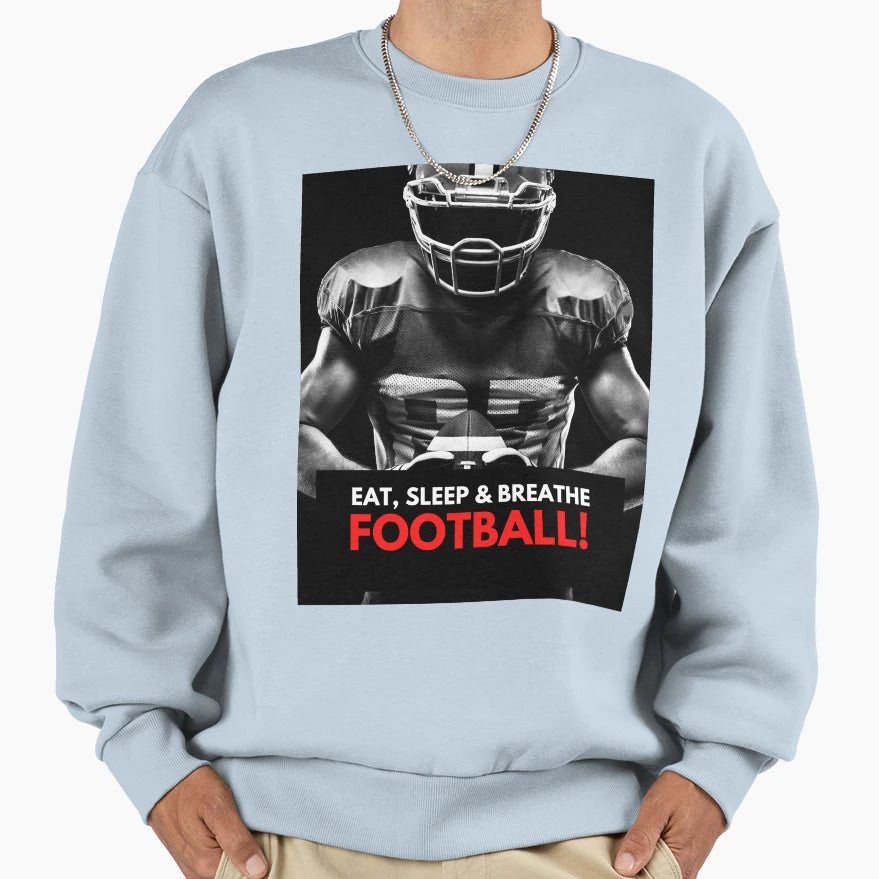 American Football Sweatshirt - Casual Everyday Wear for Adults - T-Shirt, Sweatshirt, Hoodie