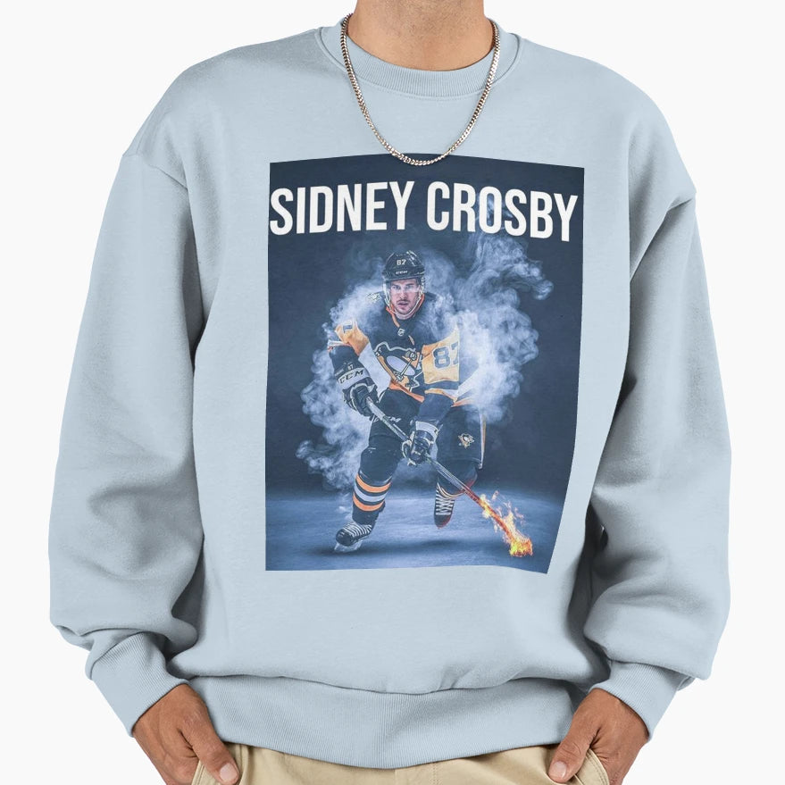 Art Sidney Crosby Sweatshirt - Trendy Graphic Unisex - T-Shirt, Sweatshirt, Hoodie