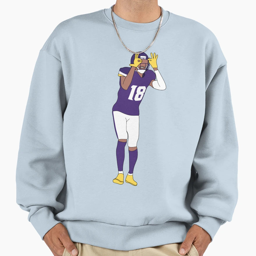 Jj18 Griddy Dance Gift Friends Sweatshirt - Unique Graphic Men Women - T-Shirt, Sweatshirt, Hoodie