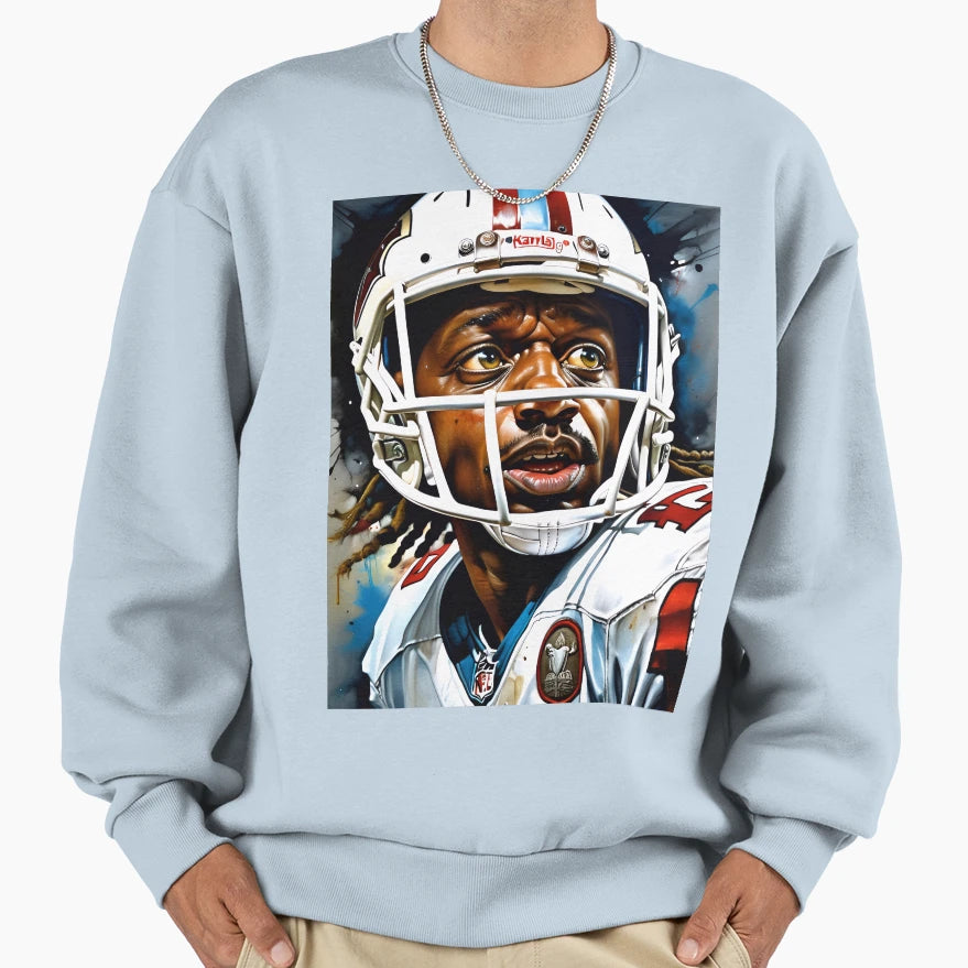 Usa American Football Player Sweatshirt - Trendy Graphic for Adults - T-Shirt, Sweatshirt, Hoodie