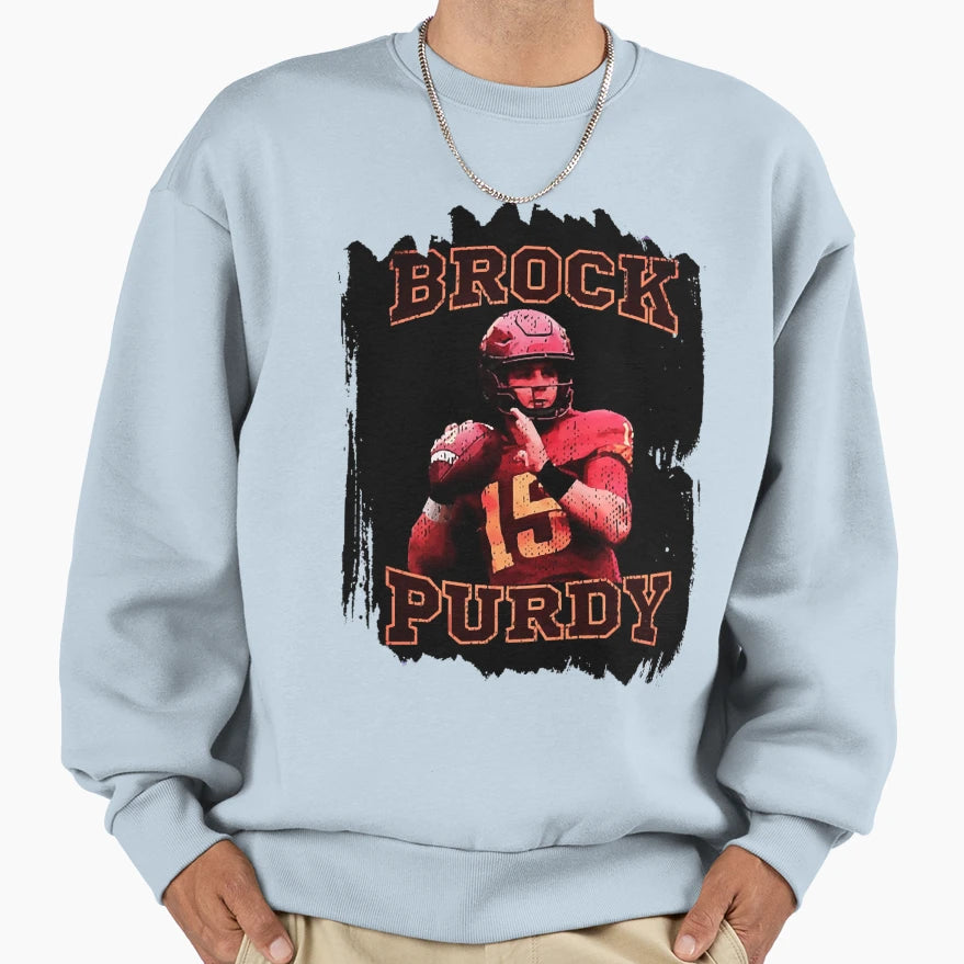 Brock Football Sweatshirt - Graphic Print Men Women - T-Shirt, Sweatshirt, Hoodie
