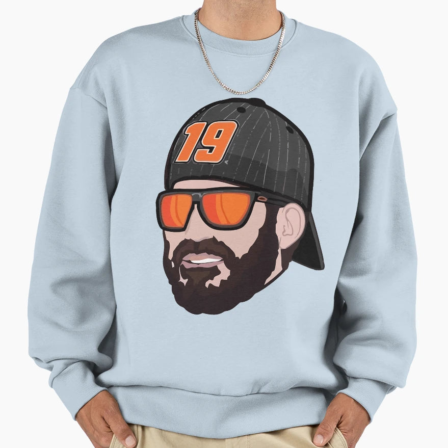 19 Jr Racer Sweatshirt - Minimalist Print Men Women - T-Shirt, Sweatshirt, Hoodie