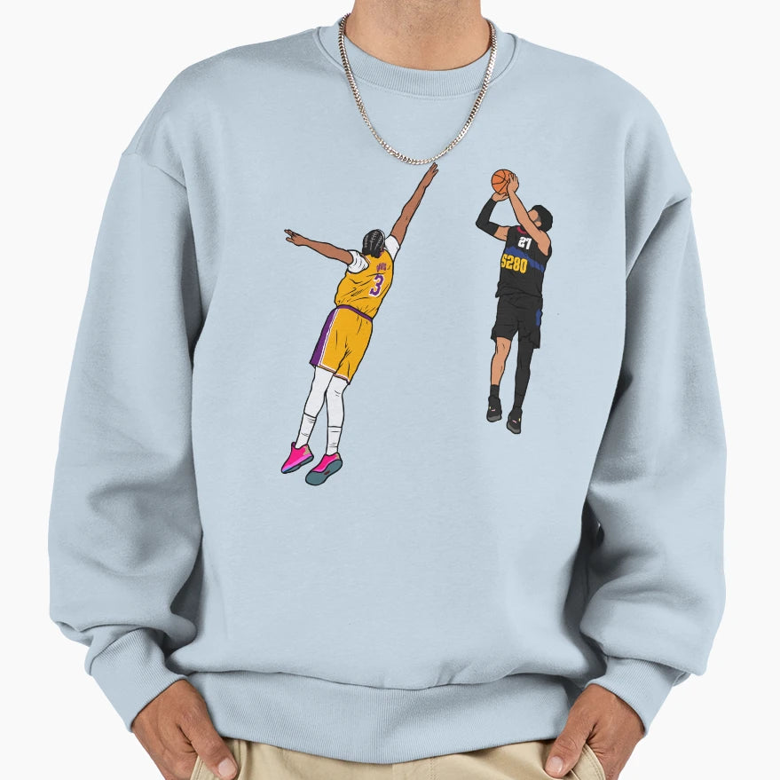 Jamal Murray Game Winner Over Ad Sweatshirt - Minimalist Print Unisex - T-Shirt, Sweatshirt, Hoodie