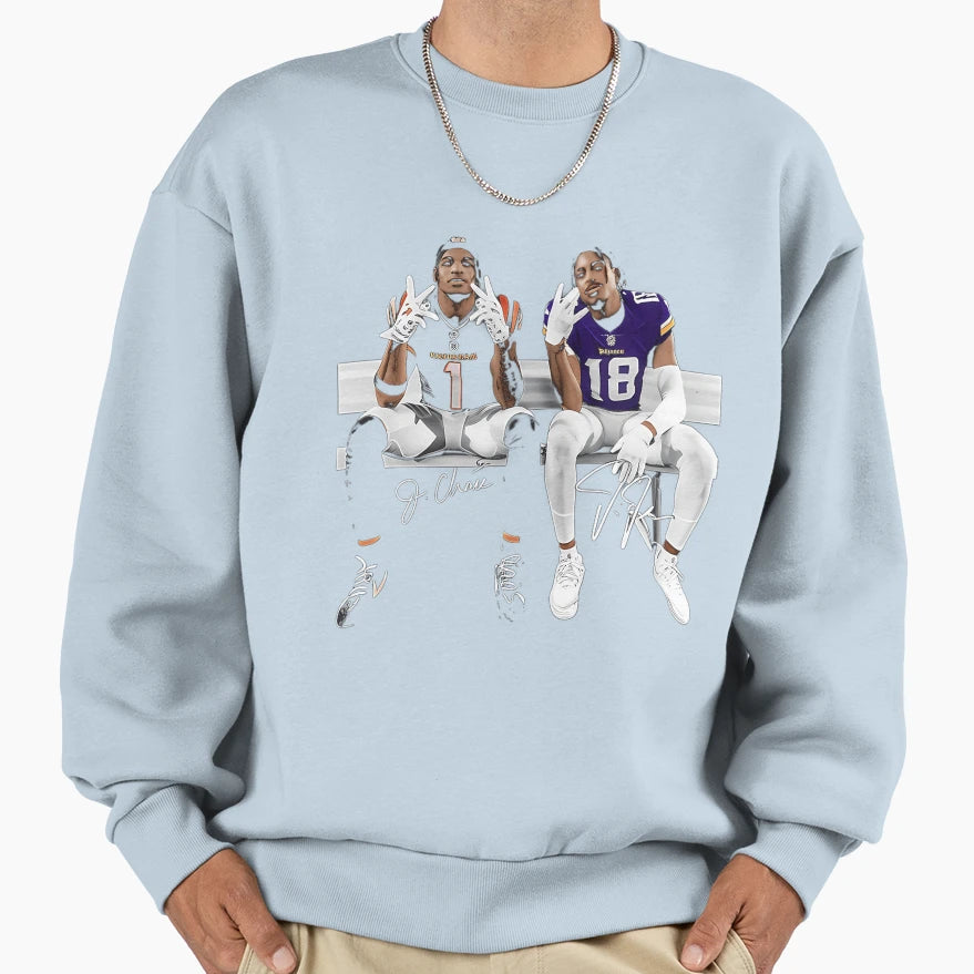 JJ Jamarr Chase Sweatshirt - Trendy Graphic Men Women - T-Shirt, Sweatshirt, Hoodie