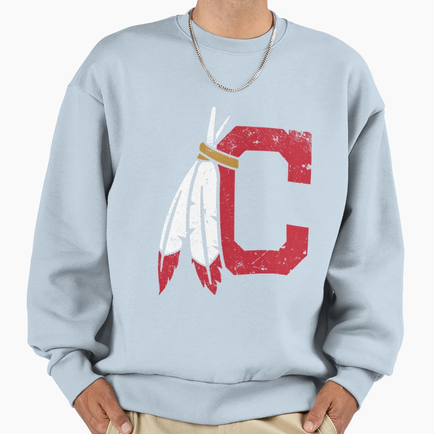 Cle Indians Sweatshirt - Unique Graphic for Adults - T-Shirt, Sweatshirt, Hoodie