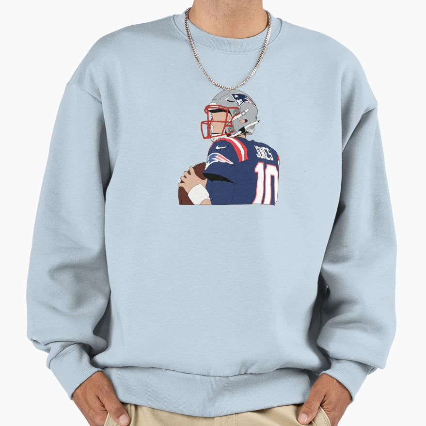 Mac Jones Sweatshirt - Fun Novelty Design for Adults - T-Shirt, Sweatshirt, Hoodie