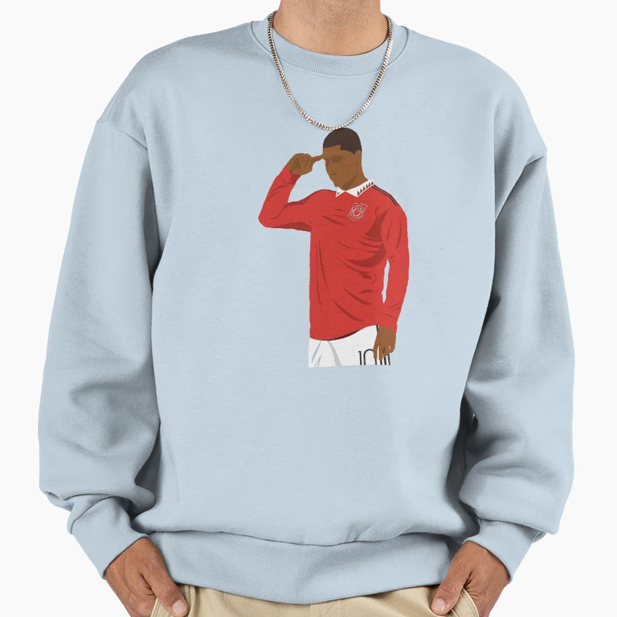 Marcus Rashford Sweatshirt - Aesthetic Graphic Unisex - T-Shirt, Sweatshirt, Hoodie