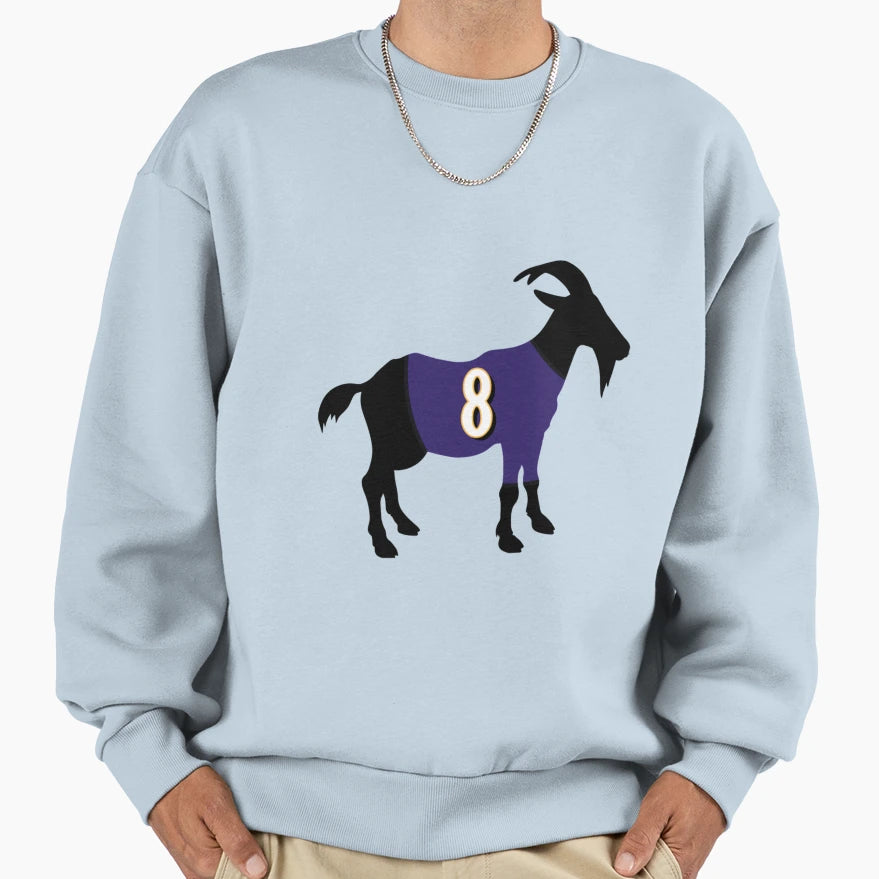 LJ Goat Gift Sweatshirt - Minimalist Print Unisex - T-Shirt, Sweatshirt, Hoodie