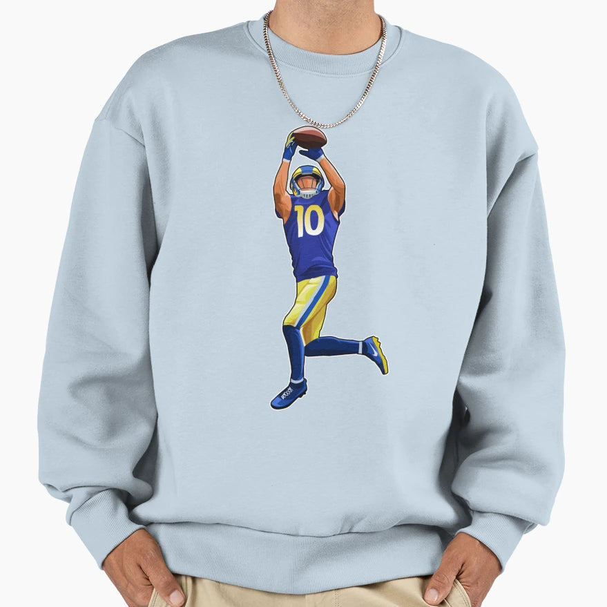 Cooper Kupp 10 Catch Touchdown Sweatshirt - Graphic Print Men Women - T-Shirt, Sweatshirt, Hoodie