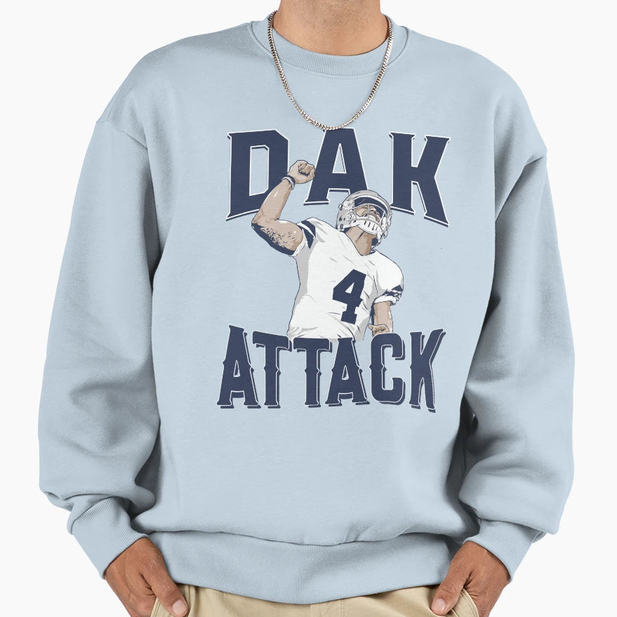 Dak Attack Sweatshirt - Minimalist Print Men Women - T-Shirt, Sweatshirt, Hoodie