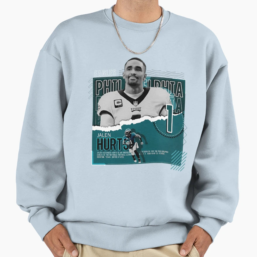Football Championship Sports 1 Player Sweatshirt - Graphic Print Unisex - T-Shirt, Sweatshirt, Hoodie