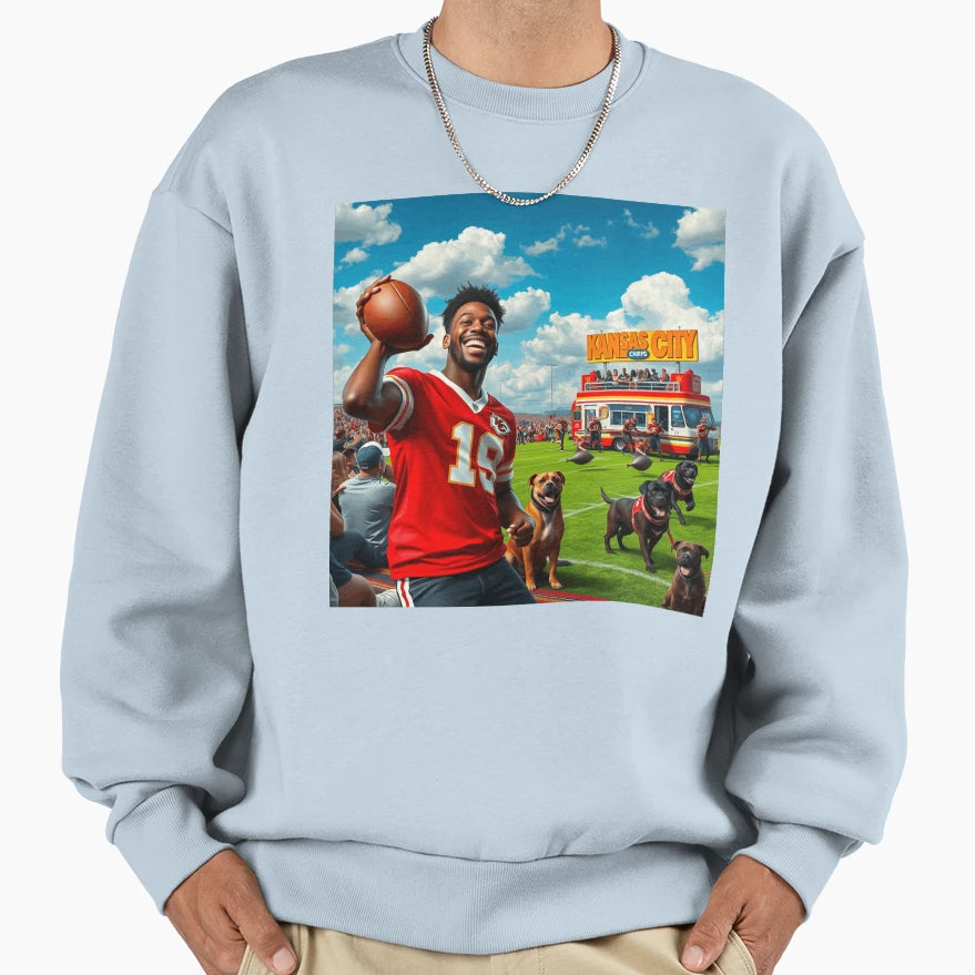 Champions Smile Heart Chiefs Kingdom Sweatshirt - Trendy Graphic Men Women - T-Shirt, Sweatshirt, Hoodie