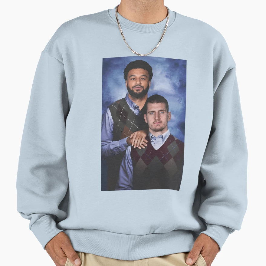 Nikola Jokic Jamal Murray Denver Sweatshirt - Aesthetic Graphic Unisex - T-Shirt, Sweatshirt, Hoodie