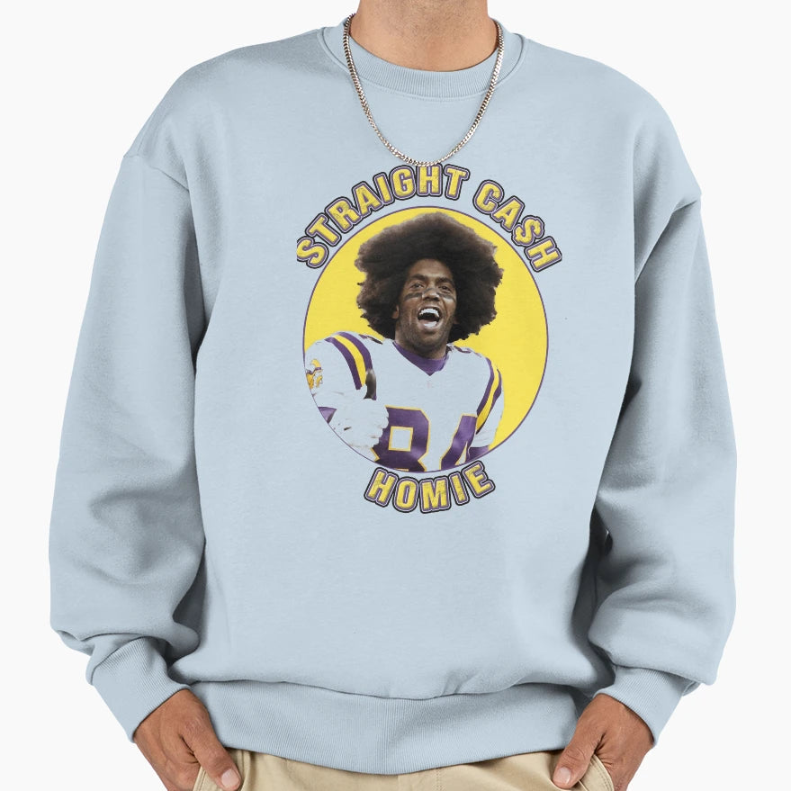 Randy Moss Straight Cash Homie Sweatshirt - Aesthetic Graphic Unisex - T-Shirt, Sweatshirt, Hoodie