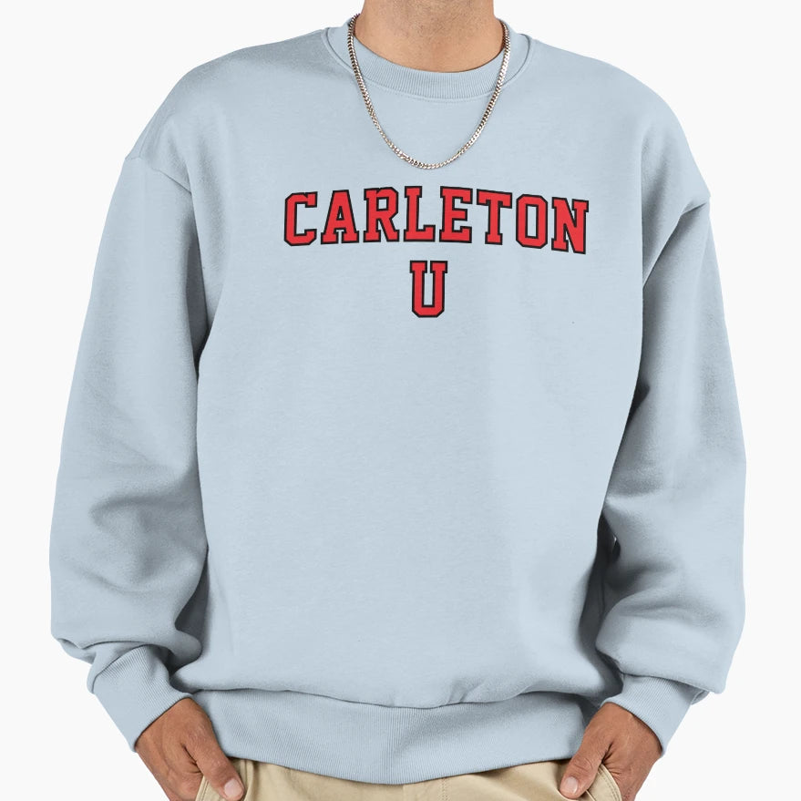 Carleton University Sweatshirt - Aesthetic Graphic Men Women - T-Shirt, Sweatshirt, Hoodie