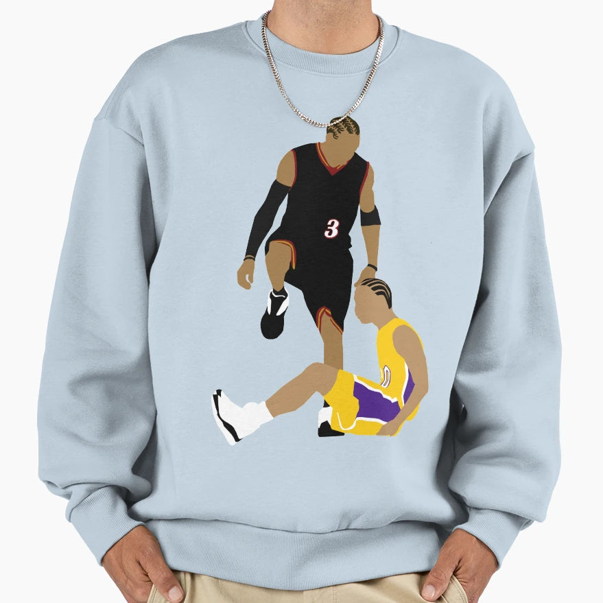 Allen Iverson Stepover Sweatshirt - Graphic Print Men Women - T-Shirt, Sweatshirt, Hoodie