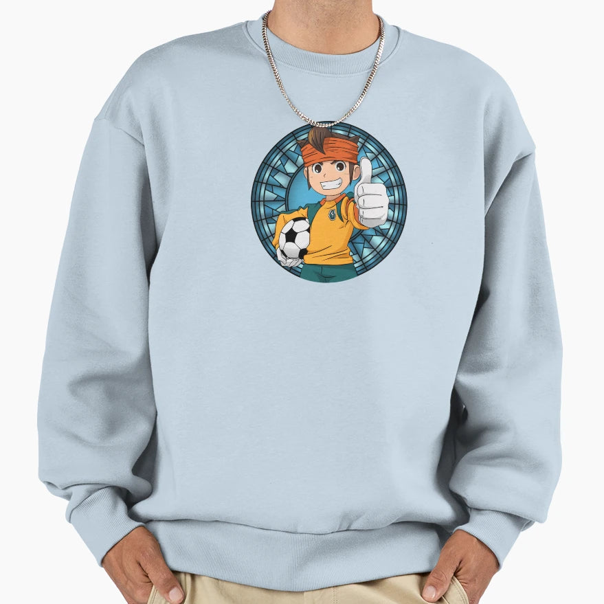 Endou Mamoru Mark Evans Stained Sweatshirt - Novelty Apparel for Adults - T-Shirt, Sweatshirt, Hoodie