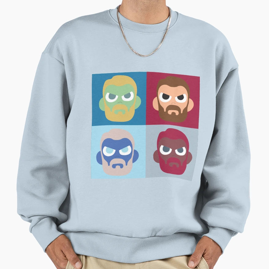 America Captain Sweatshirt - Streetwear Style for Adults - T-Shirt, Sweatshirt, Hoodie