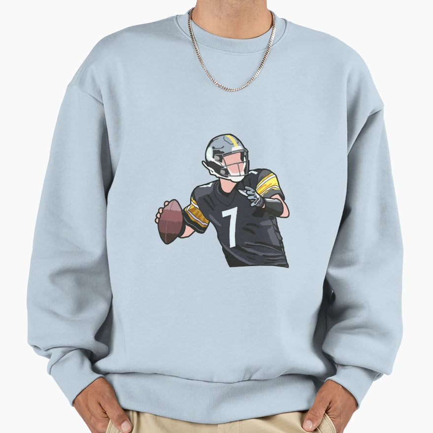 Ben Roethlisberger Sweatshirt - Graphic Print Men Women - T-Shirt, Sweatshirt, Hoodie