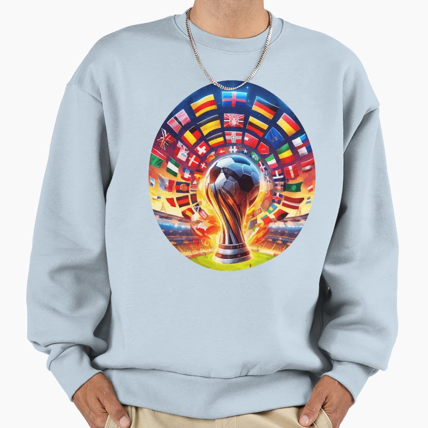 Global Football Fever Road To Sweatshirt - Streetwear Style for Adults - T-Shirt, Sweatshirt, Hoodie