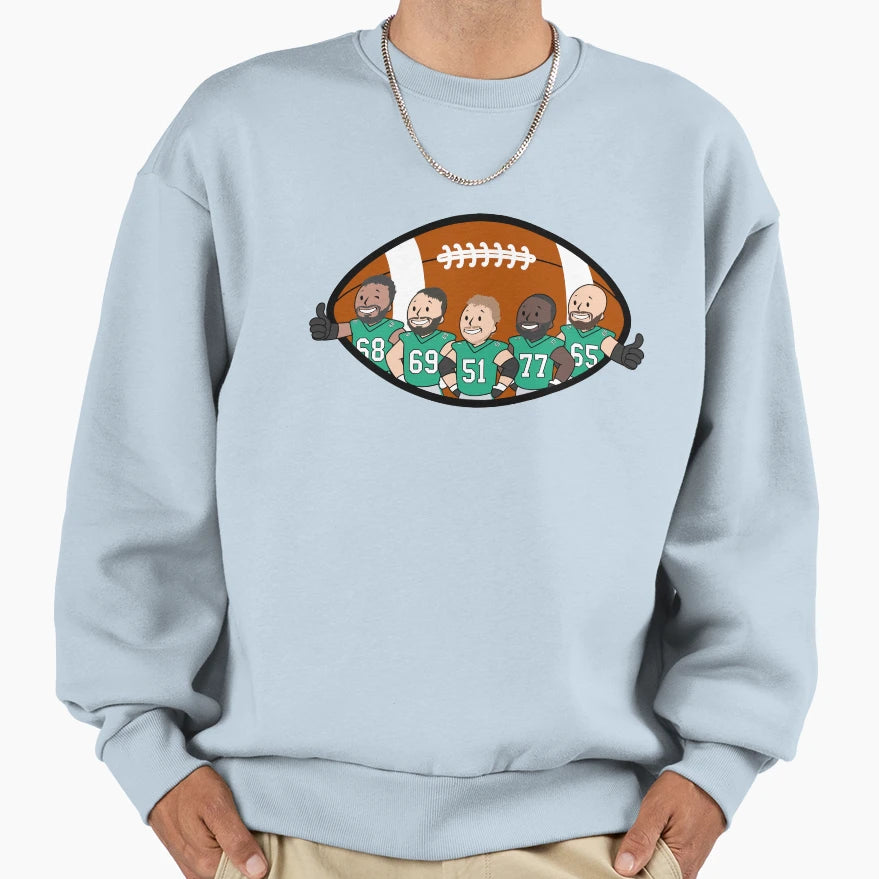 Philly Blocking Sweatshirt - Unique Graphic Unisex - T-Shirt, Sweatshirt, Hoodie