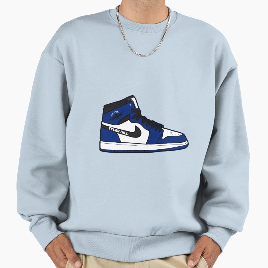 Tyler Hill Sneaker Sweatshirt - Minimalist Print Men Women - T-Shirt, Sweatshirt, Hoodie